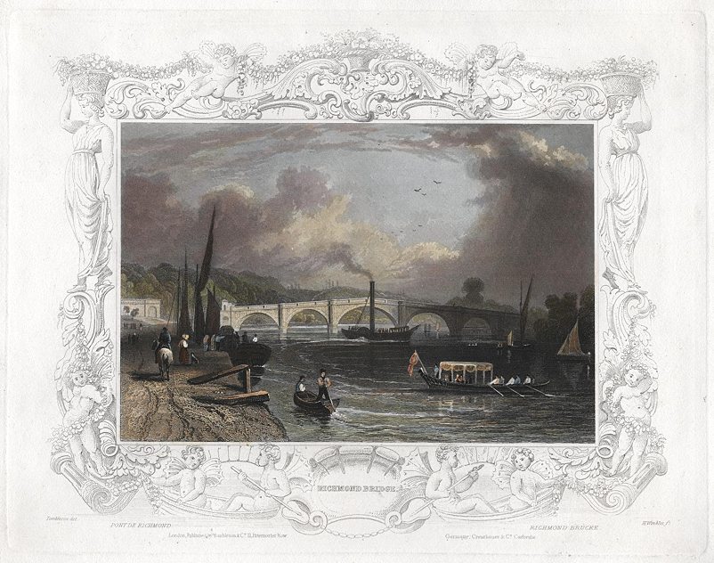 London, Richmond Bridge, 1830