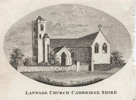 Cambridgeshire, Lanwade Church, 1790