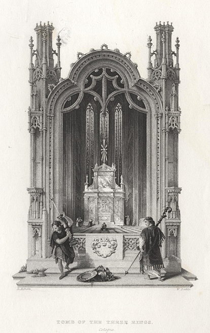 Germany, Cologne, Tomb of the Three Kings, 1834