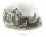 Monmouthshire, Tintern Abbey, the Refectory, 1842