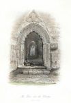 Monmouthshire, Tintern Abbey, Door into the Cloisters, 1842