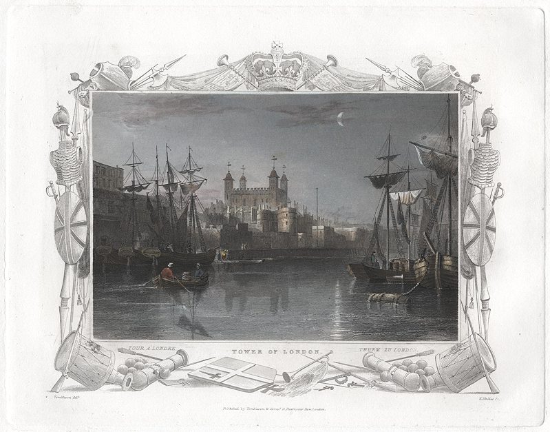 London, Tower of London, 1830