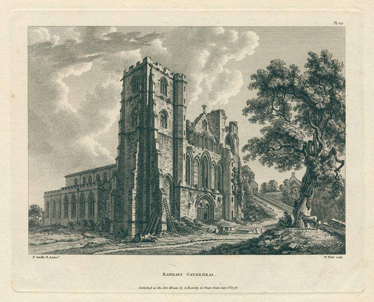 Wales, Llandaff Cathedral, 1778