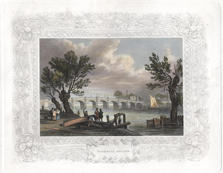 London, Vauxhall Bridge, 1830