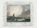 London, View near Greenwich, 1830