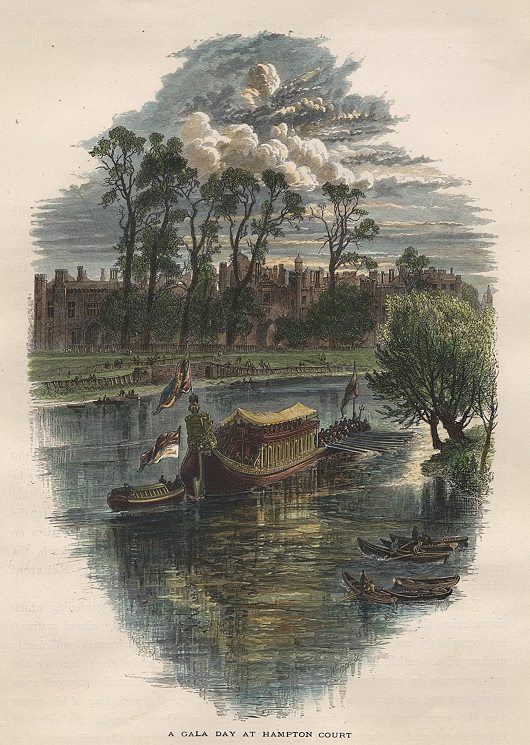 Surrey, Gala Day at Hampton Court, 1875