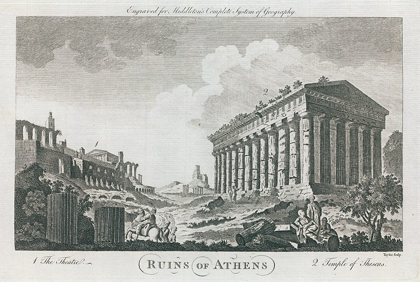 Greece, Ruins of Athens, 1775