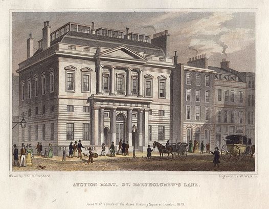 London, The Auction Mart, 1831