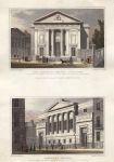 London, Finsbury, Catholic Chapel & Finsbury Chapel, 1831