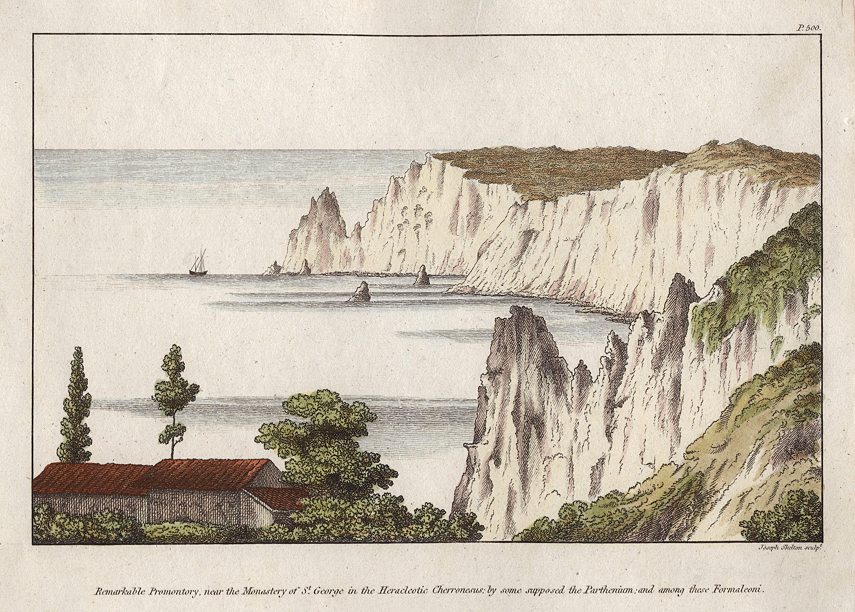 Turkey, Princes Islands, coast near Monastery of St.George, 1796