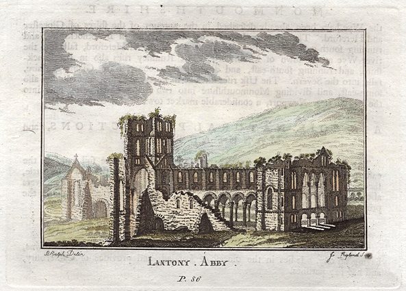 Monmouthshire, Llanthony Abbey, 1764