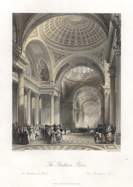 France, Paris, The Pantheon, 1840