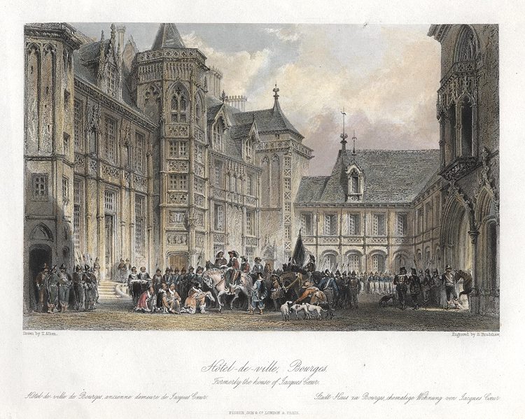 France, Bourges, Hotel-de-Ville, 1840