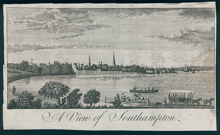 Hampshire, Southampton, c1780