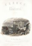 France, Lyon, Pont du Change, 1840
