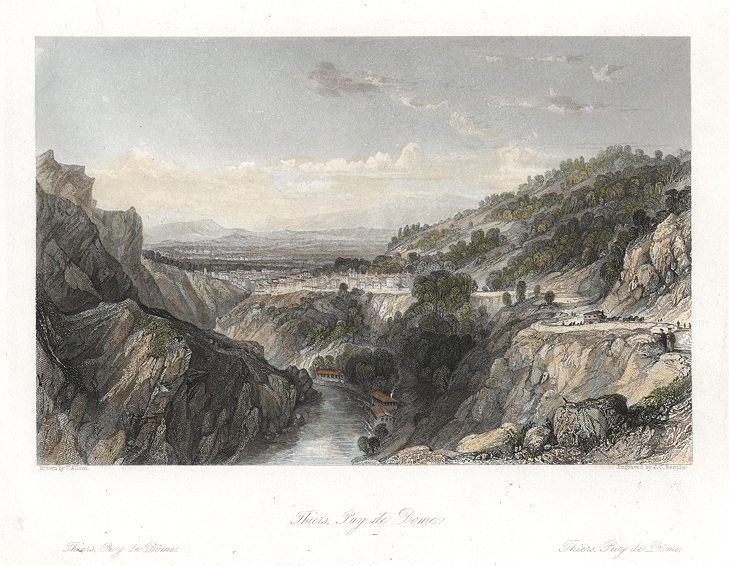 France, Thiers, Puy de Dome, 1840