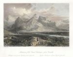 France, Mountain of the Grande Chartreuse, from Grenoble, 1840