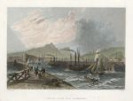 Scotland, Leith Pier and Harbour, 1842