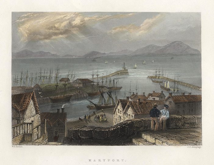 Cumberland, Maryport view, 1842