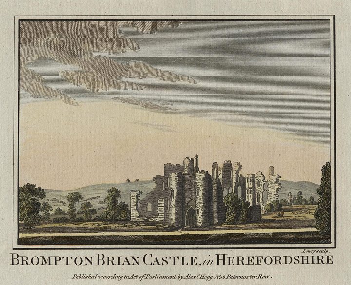 Herefordshire, Brompton Brian Castle, 1786