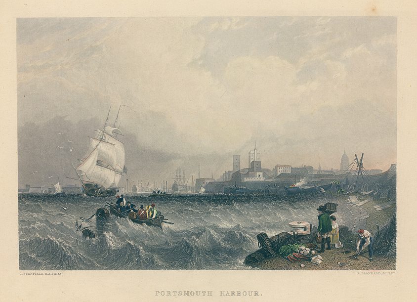 Hampshire, Portsmouth Harbour, c1872