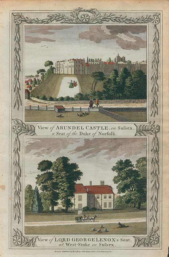 Sussex, Arundel Castle & West Stoke, 1784