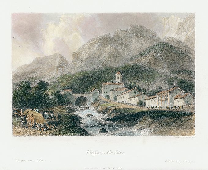 France, Voireppe on the Isere, 1840