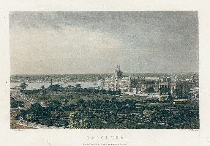 India, Calcutta view, about 1880