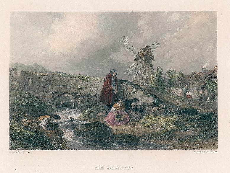 The Wayfarers, by Topham, 1846