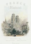France, Orleans, Cathedral of St.Croix, 1840
