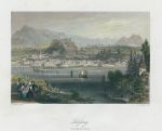 Austria, Salzburg view, 1845