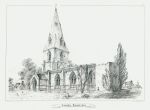 Lincolnshire, Aunsby Church, 1858