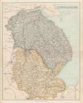 Lincolnshire map, c1867