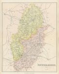 Nottinghamshire map, c1867