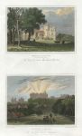 Northumberland, Belsay Castle & Alnwick Castle, (2 views), 1829
