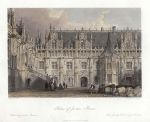 France, Palace of Justice at Rouen, 1840