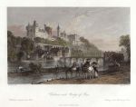 France, Chateau and Bridge of Pau, 1840