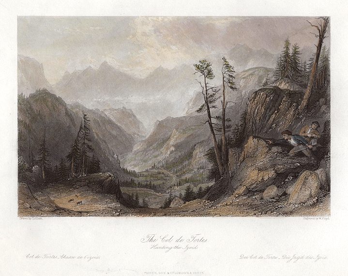 France, Pyrenees, The Col de Tortes, 1840