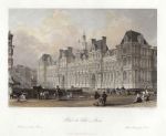 France, Paris, Hotel de Ville, 1840