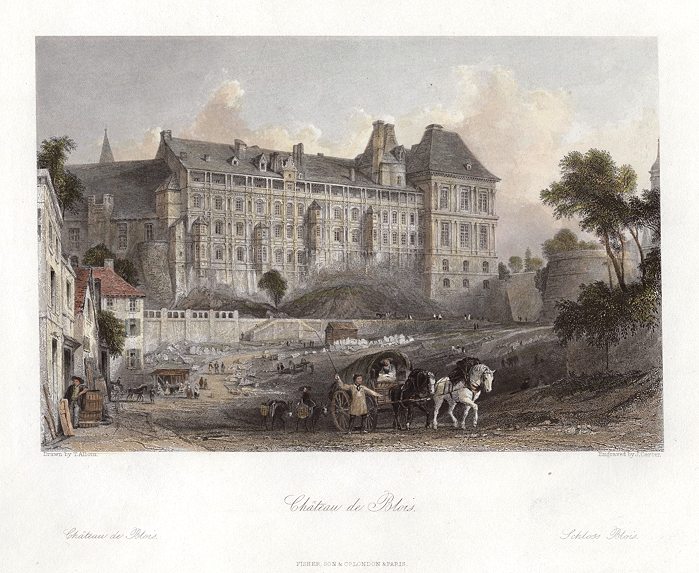 France, Chateau de Blois, 1840