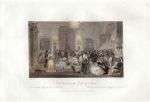 France, Paris, Soiree at Duke of Orleans, 1840