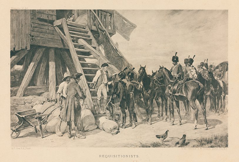 Requisitionists, photogravure after A.C.Gow, 1897