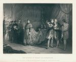 Quarrel of Wolsey and Buckingham (Shakespeare), after Hart, 1873