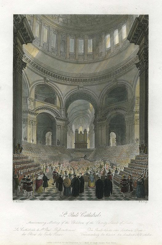 London, St.Paul's Cathedral, 1841