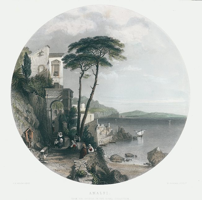 Italy, Amalfi, after George Hering, 1856