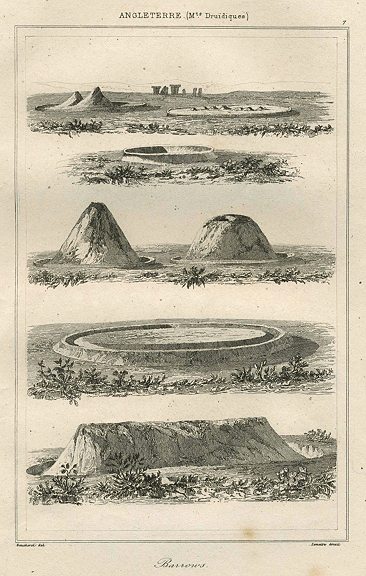 Round & Long Barrows (iron & bronze age), 1842