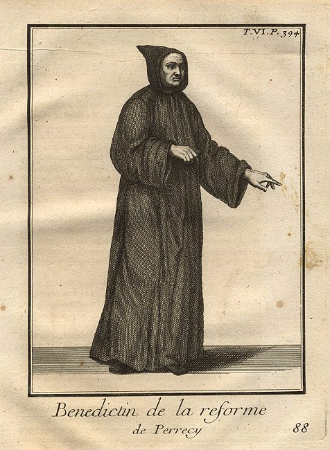 Benedictine de la reforme de Perrecy, 1718