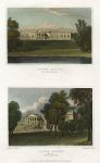 Buckinghamshire, Stowe House (2 views), 1829