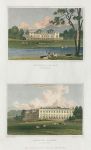 Bedfordshire, Woburn Abbey, (2 views), 1829