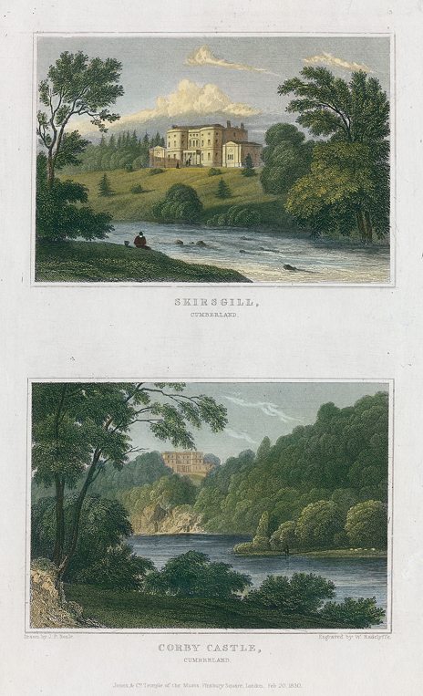 Cumberland, Skirsgill & Corby Castle, 1829